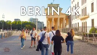 Experience Berlin, Germany 🇩🇪 in the Summer - City Center Walking Tour 4K