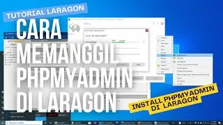 Cara Memanggil dan Memasang phpMyadmin di Laragon - Tutorial phpMyadmin dan Laragon
