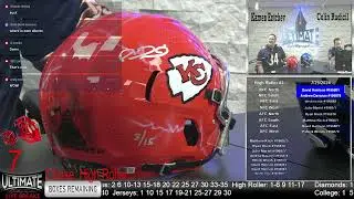 Patrick Mahomes Chiefs Vicis Helmet - 07/25/2024 6 P.M. Show Live Breaks