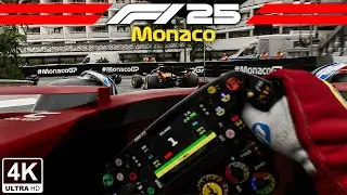 Charles LeClerc Ferrari SF-25 | 2025 Monaco GP Immersive F1 25 Gameplay