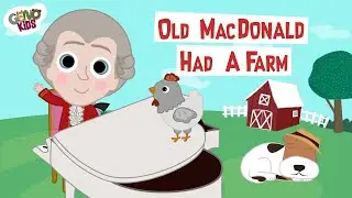 Old MacDonald Had a Farm - Easy Piano Kids Tutorial | Geno Kids - Kids Cartoons and Nursery Rhymes