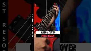 This era was different 🎸🔥 #guitar #guitarist #metalguitar #guitarcover #paparoach