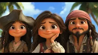 Pirates of the Caribbean kids songs #kidsfun #kidsvideo #kidslearni #caribbean #funny #2025#cartoon