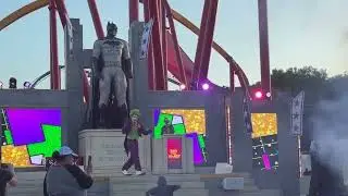 Joker Dancing like Mr. Six at Six Flags Magic Mountain DC Heroes & Villains Fest 2025 #weliketoparty