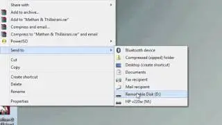 Custom Item add on SendTo menu