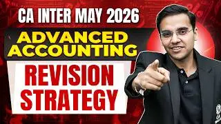 CA Inter Advanced Accounting Revision Strategy And Planner for May 2026 Exams By CA Nitin Goel