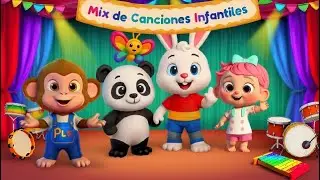 super mix de canciones infantiles  aprende colores con Bibi copito kids