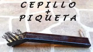 Cómo Hacer un CEPILLO y PIQUETA - 2 en 1 Para Cordones de Soldadura