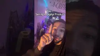 Day 1 Selling a Digital Product *WITH ZERO DOLLARS* #shorts #sales #ecommerce #journey #freedom