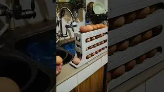 Rak telur 4 susun, dapur jadi lebih rapih dan estetik😍👌