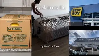 Weekly Vlog: Couch Shopping + Grocery Shopping + Packing 🥳🥹🤩📦
