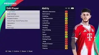 LENNART  KARL /SEASON-25/26 -PES 2021 -BASE COPY [ T. LOCKYER - WALES - CB - COPY ]