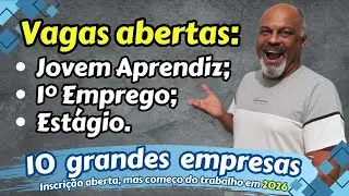 Vagas abertas para Jovem Aprendiz 2026: Guia completo para inscrição
