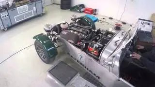 Caterham Duratec 2,4l Dyno run 305 PS powered by JUBU Performance/Caterham Austria