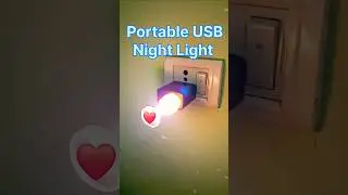 Portable USB Night Light ❤️ Homemade USB Light ❤️ DIY #diy #shorts #light