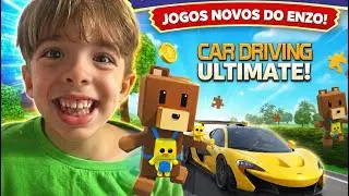 CRIAN&Ccedil;A DIRIGINDO CARROS NO ROBLOX 🚗💨 | Car Driving Ultimate (sem cortes)