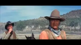 Pickup Truck Blooper in John Wayne Western 