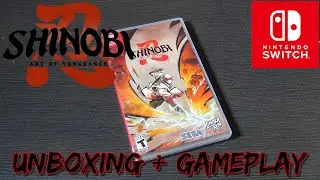 [Fe(r)eviews] Nintendo Switch Shinobi Art Of Vengeance - Unboxing & Gameplay