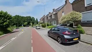 Hollanda Almanya Belçika sınır üçgeninden bayır aşağı Hollandaya inerken