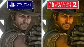 Red Dead Redemption PS4 vs Nintendo Switch 2 Graphics Comparison
