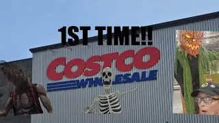 HALLOWEEN; SAMPLES & COSTCO HOT DOGS, OH MY! 1st TIME at Costco! #costco #fall2024 #shopwithme