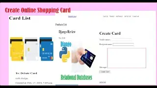 Python Django is really  proper tool for Creating Online Shopping Card/absolutely beginner friendly