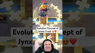 Evolution Battle Healer is OP 🔥👱🏻&zwj;♀️ #jynxzi #reaction #clashroyale #healer #concept #evolution
