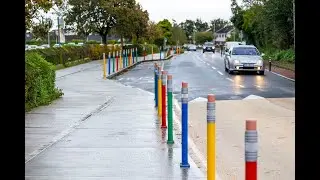10x Safer Than Metal: X-Last Pencil Bollards - Certified Passive Safety for Schools