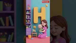 Learn letter H for kids.Learn alphabet fun way.abc.alphabets. #abcd #baby #kidsbaby #alphabets