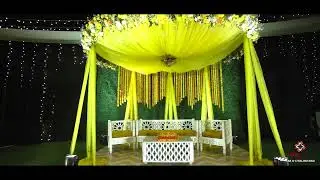 Holud Ceremony - Bonani DOHS   #wedding_decor #weddingplanner