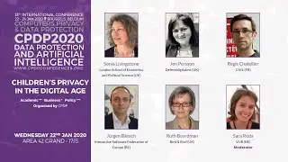 CPDP 2020: Children's privacy in the digital age.