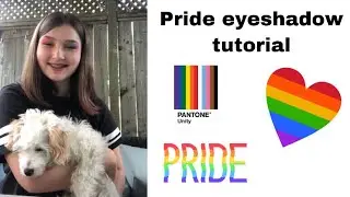 Pride eyeshadow tutorial!