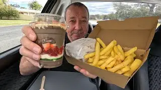 The Jack Burger & Chocolate Trifle From Wade Street Takeaway