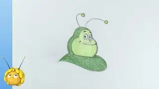 Dessine Kurt avec Maya 🐝 Maya l’Abeille | Dessins animés pour enfants