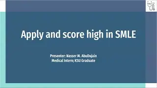 Apply and Score High in SMLE || SMLE Crash Course