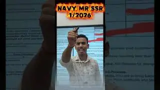 Navy mr SSR admit card out || cut off statewise