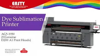 1950mm Dye Sublimation Printer | Easty AG5 High Speed Dye Sub Printer with 8xI3200 for dye sub print