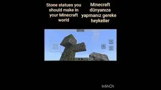 Stone statues you should make in your Minecraft world      #minecraftbuilding #Stonestatues