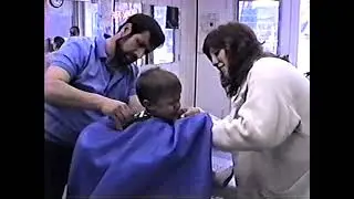 1989 Rick learning to walk, haircut