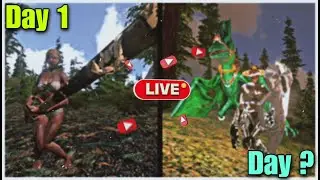 100 days in Ark Redwood Forest Ark Mobile || Ep 4 || live gameplay