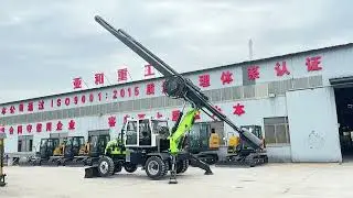 5-20m depth wheel rotary drilling rig DL-180 for road building/highway foundation construction
