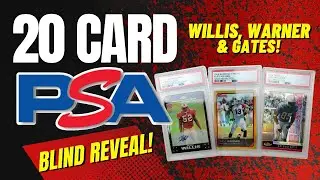 PSA Blind Reveal 20 Cards 90's & 2000's Football Topps Chrome & Finest