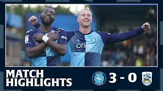 Match Highlights: Wycombe Wanderers 3 - 0 Huddersfield Town