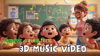 Create 3D Music Video with Canva and AI in Bengali