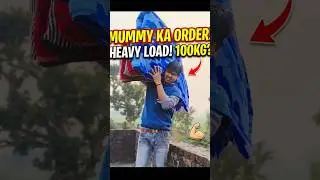 Mummy Ne Mazdoor Bana Diya 😱 Blue Kambal vs Me 🥊 (78/100) #minivlog #anasvlogs #shorts