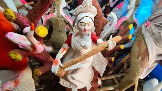 Sarswati puja ke liye murti pasad aa gyi..😚🥰