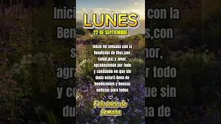 Buenos D&iacute;as Feliz Lunes #buenosdias #frases #lunes #viralvideo #shorts #buenosdias #lunes