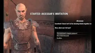 Schroffhand presents: from The Elder Scrolls Online - Aicessar&acute;s Invitation quest