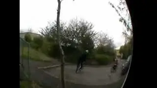 Bmx Handlebar grind to barspin
