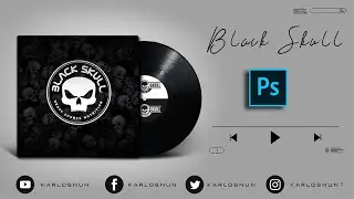 📀 vinyl disc mockup  💿 con  Photoshop 📼 en HD (tutorial)